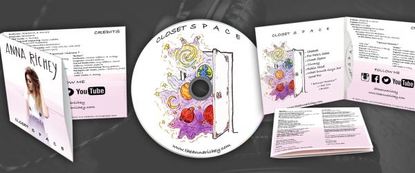 CDs In 4-Panel Wallet With Tube Pocket And Insert CDs In 4-Panel Wallet With Tube Pocket And Insert